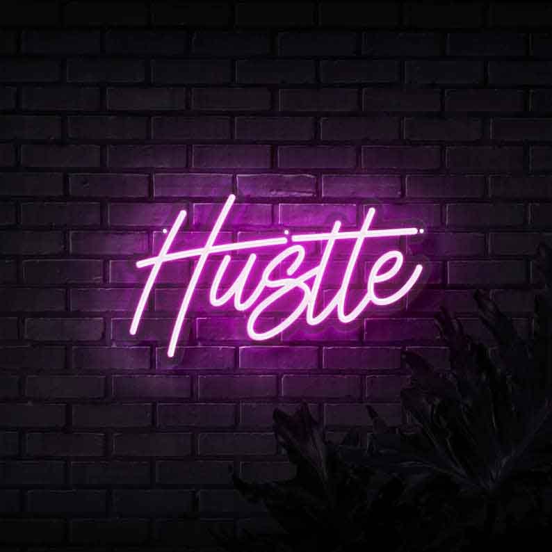 Hustle Neon Sign - Image 5