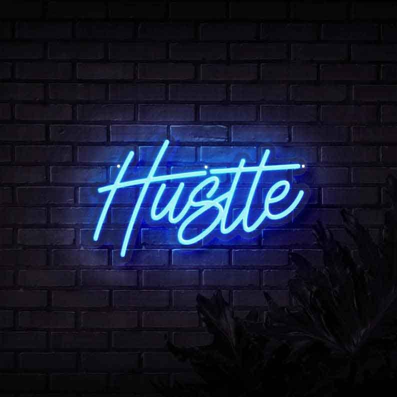 Hustle Neon Sign - Image 2