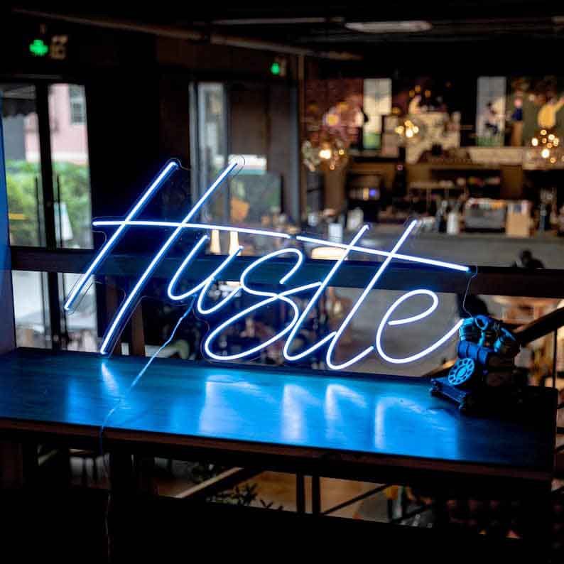 Hustle Neon Sign - Image 3
