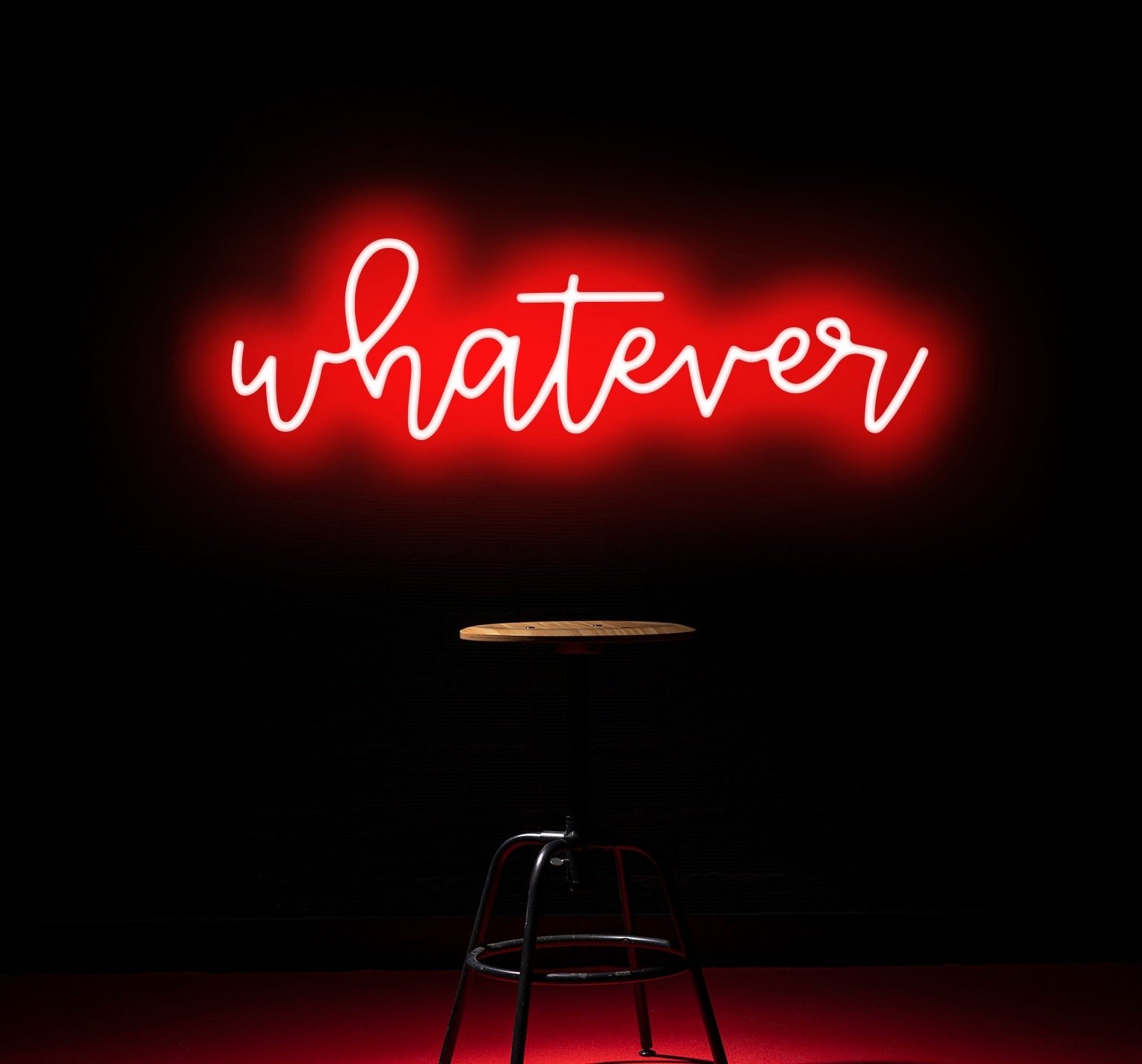 Whatever Neon Sign Big - Image 2