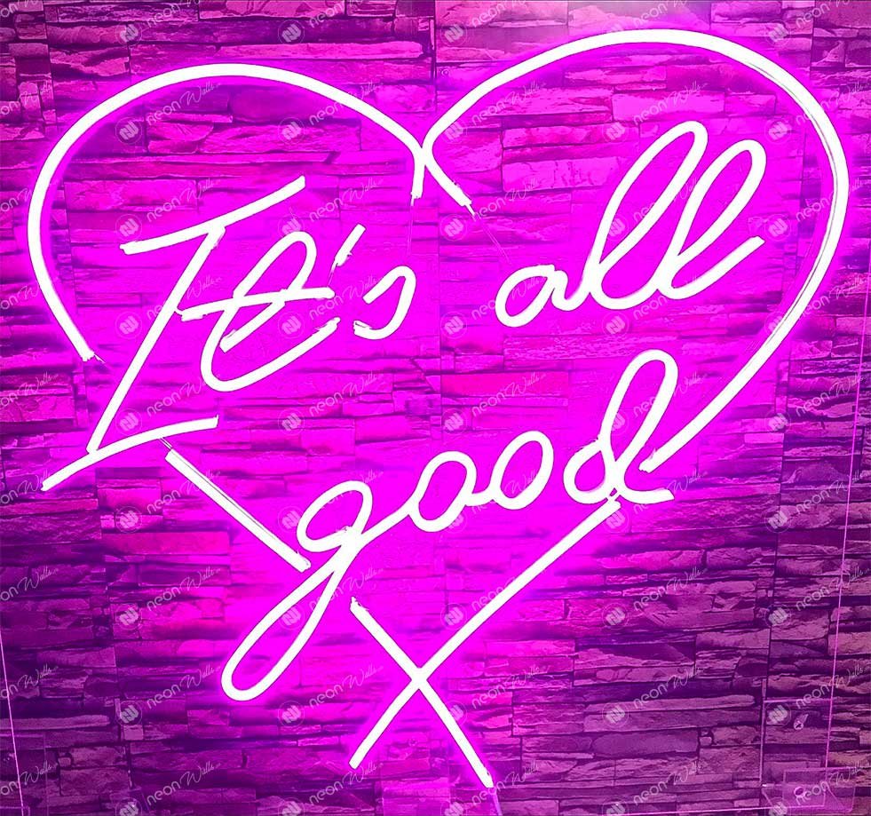 Its All Good ❤️ Neon Sign - Image 2