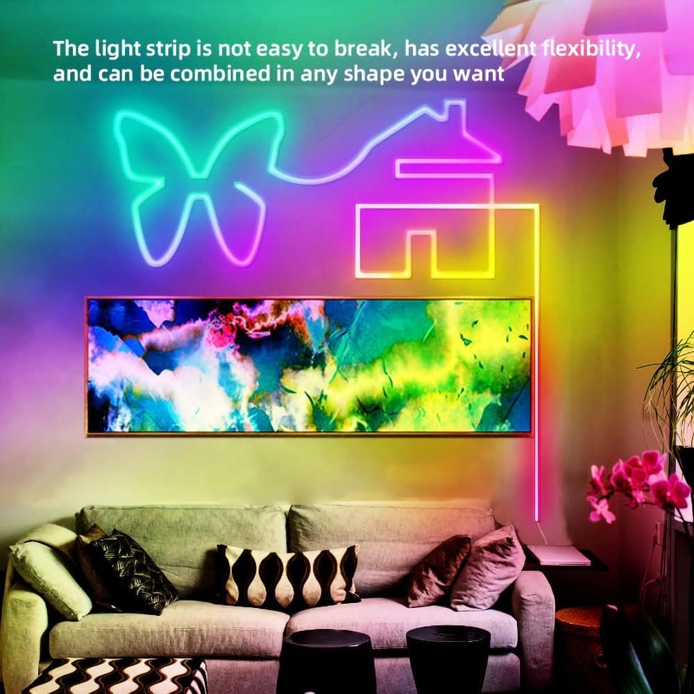 NEON RGB Magic 5-Meter Multicolor LED Neon Light – Remote & Mobile Control - Image 6