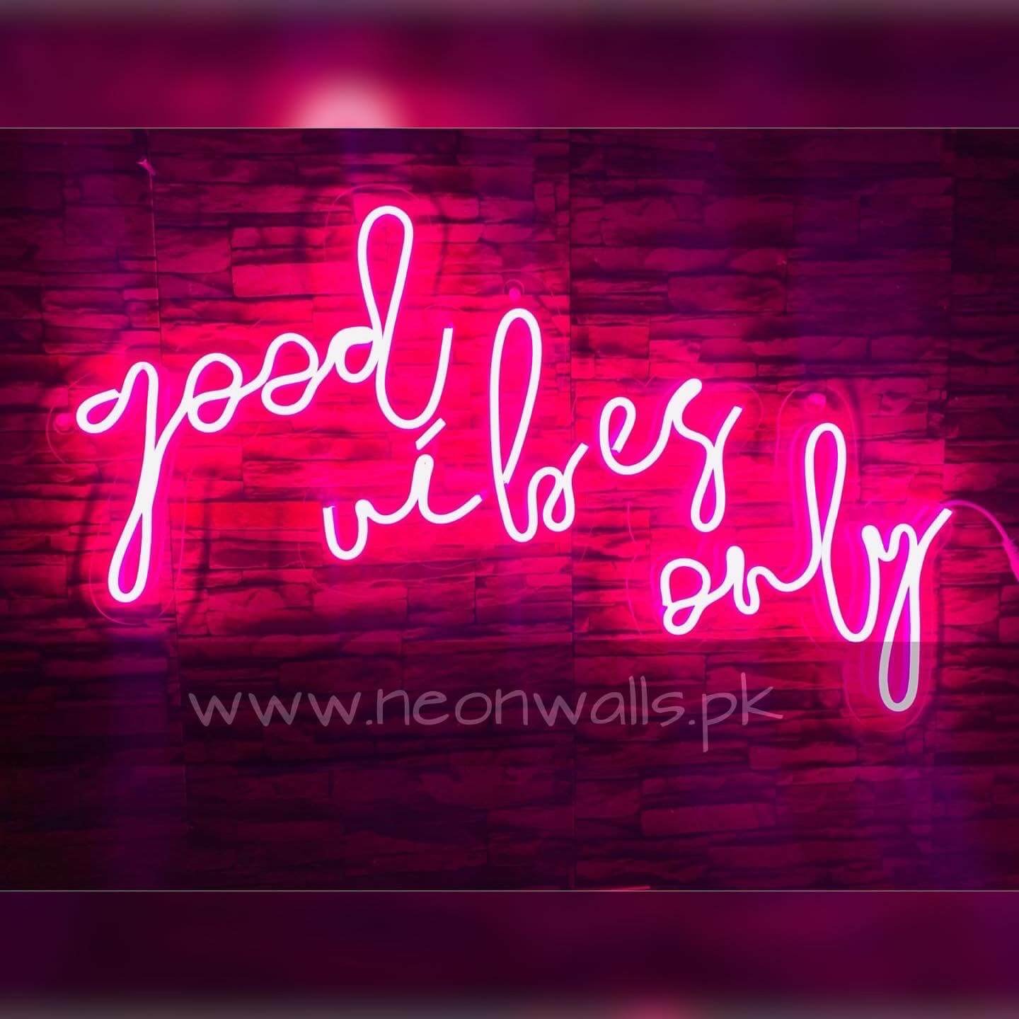 Good Vibes Only Neon Sign - Neon Lights - Image 2