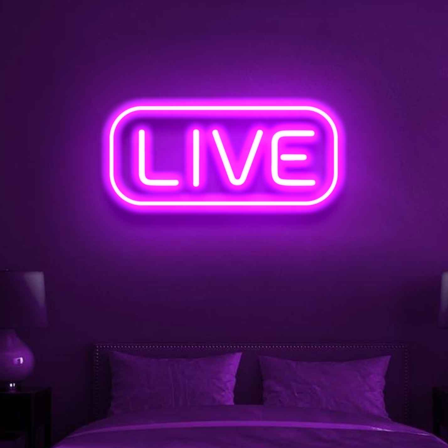 LIVE Neon Sign - Image 5