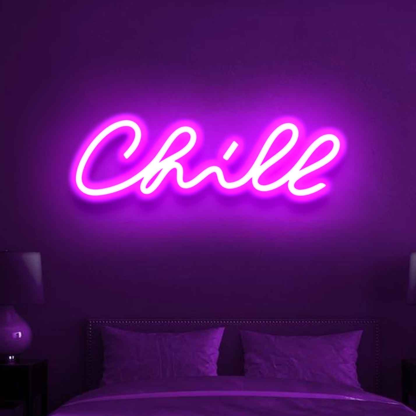 Neon Light Chill Sign - Embrace Relaxation with Chill Neon Sign - Image 7