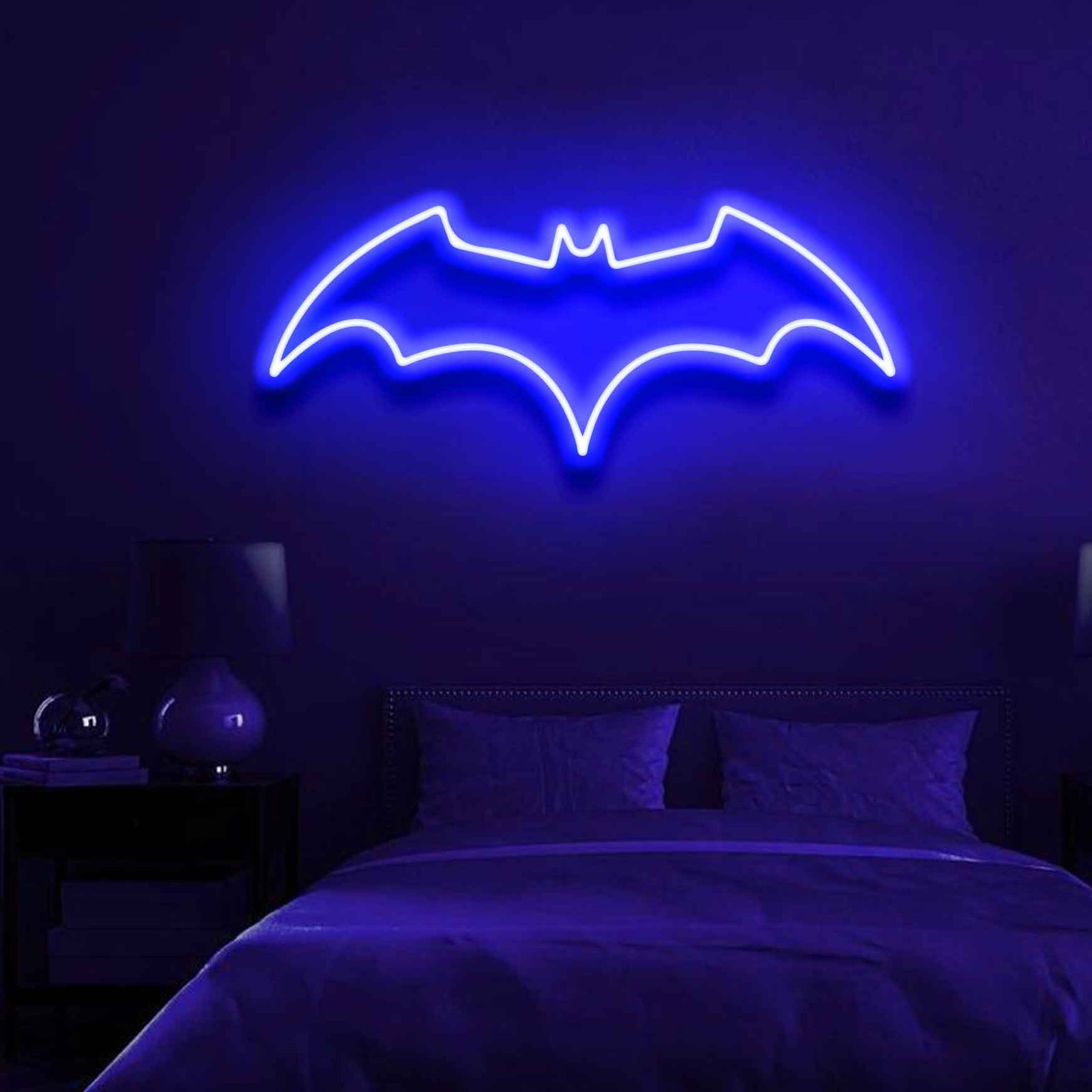 Neon Light Batman Sign - Embrace the Dark Knight with Neon Brilliance - Image 4