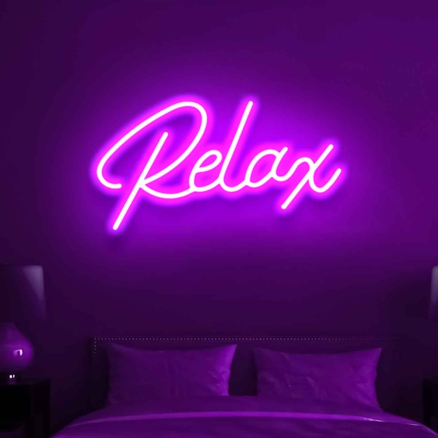 Relax Neon Sign - Neon Light - Image 2