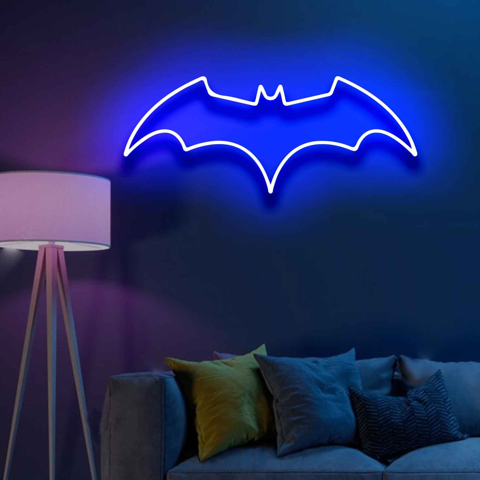 Neon Light Batman Sign - Embrace the Dark Knight with Neon Brilliance - Image 3