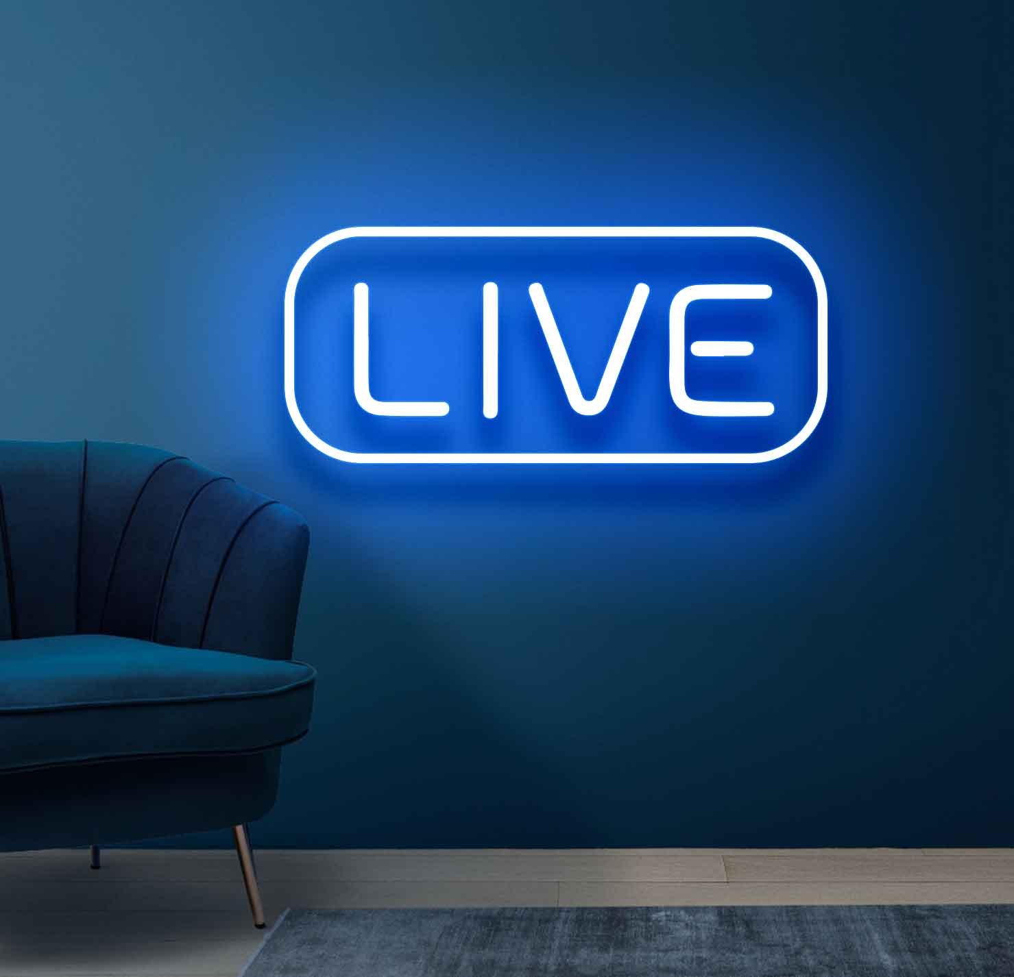 LIVE Neon Sign - Image 2