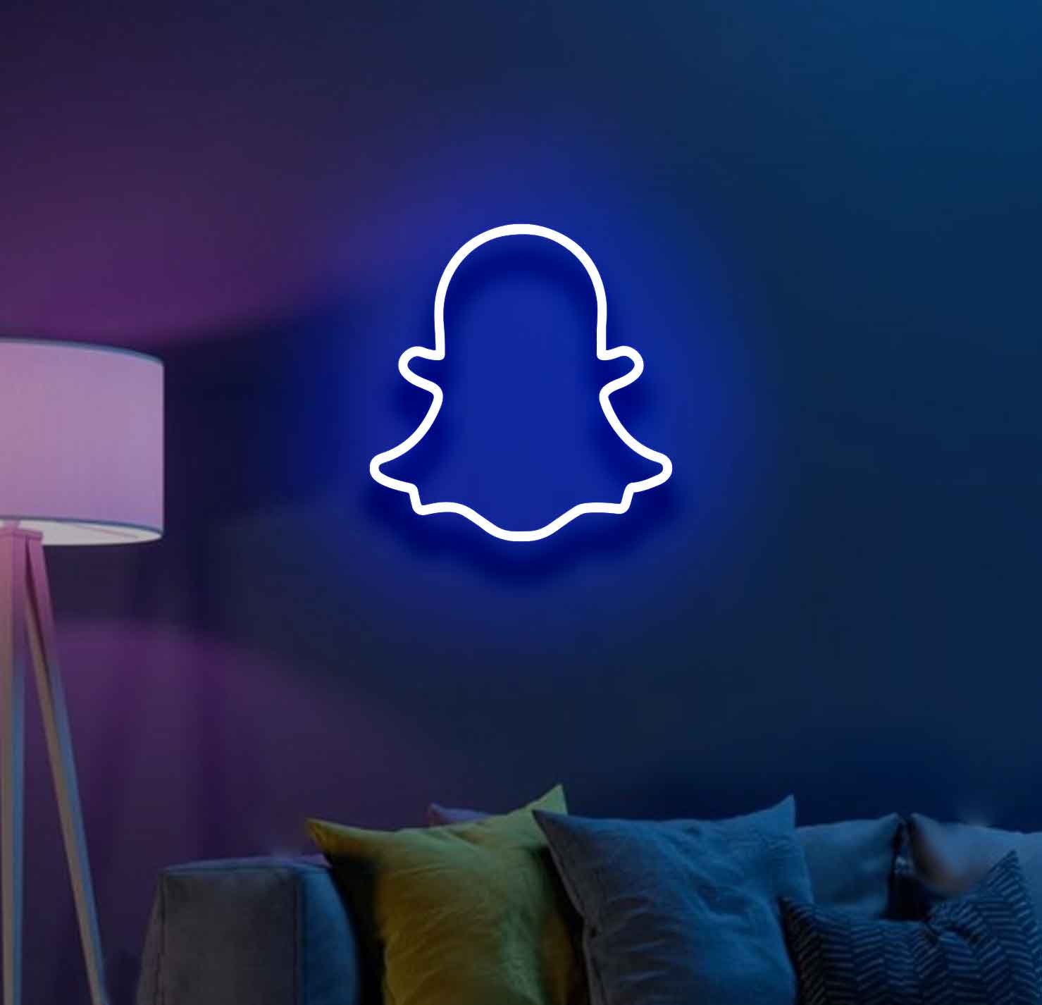 Snapchat Logo Neon Sign - Neon Light - Image 5