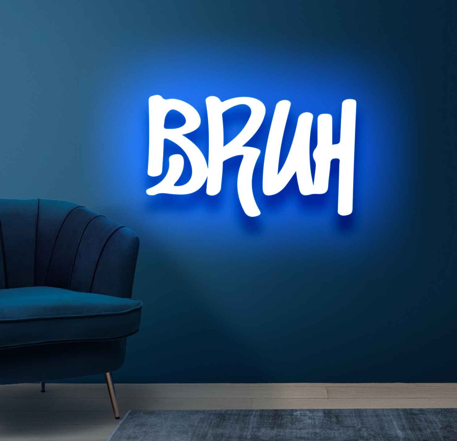 Bruh Neon Sign - Image 2