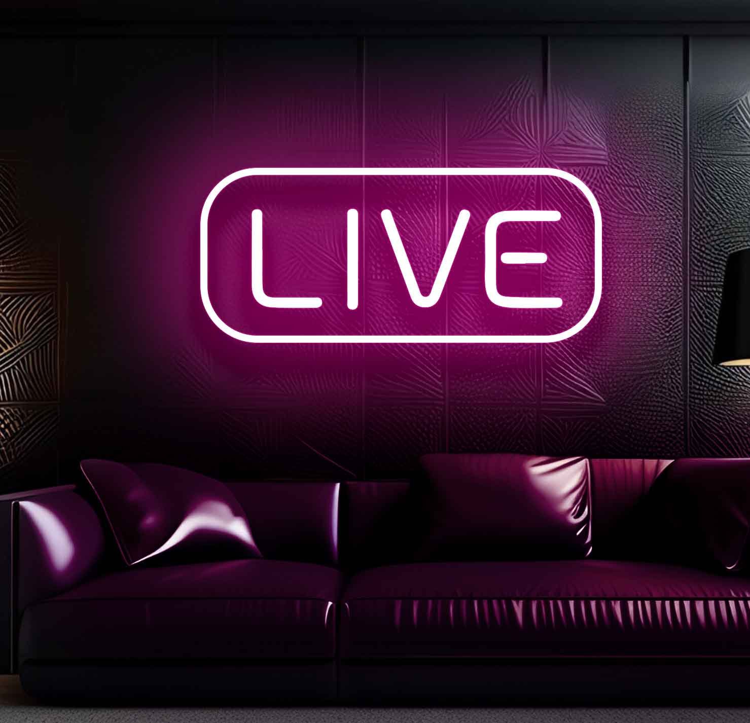 LIVE Neon Sign - Image 3
