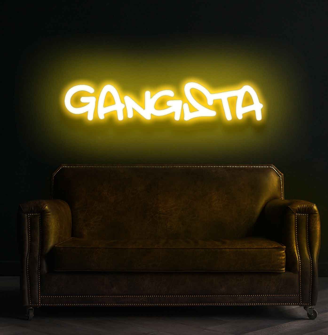 Gangsta Neon Sign - Image 5