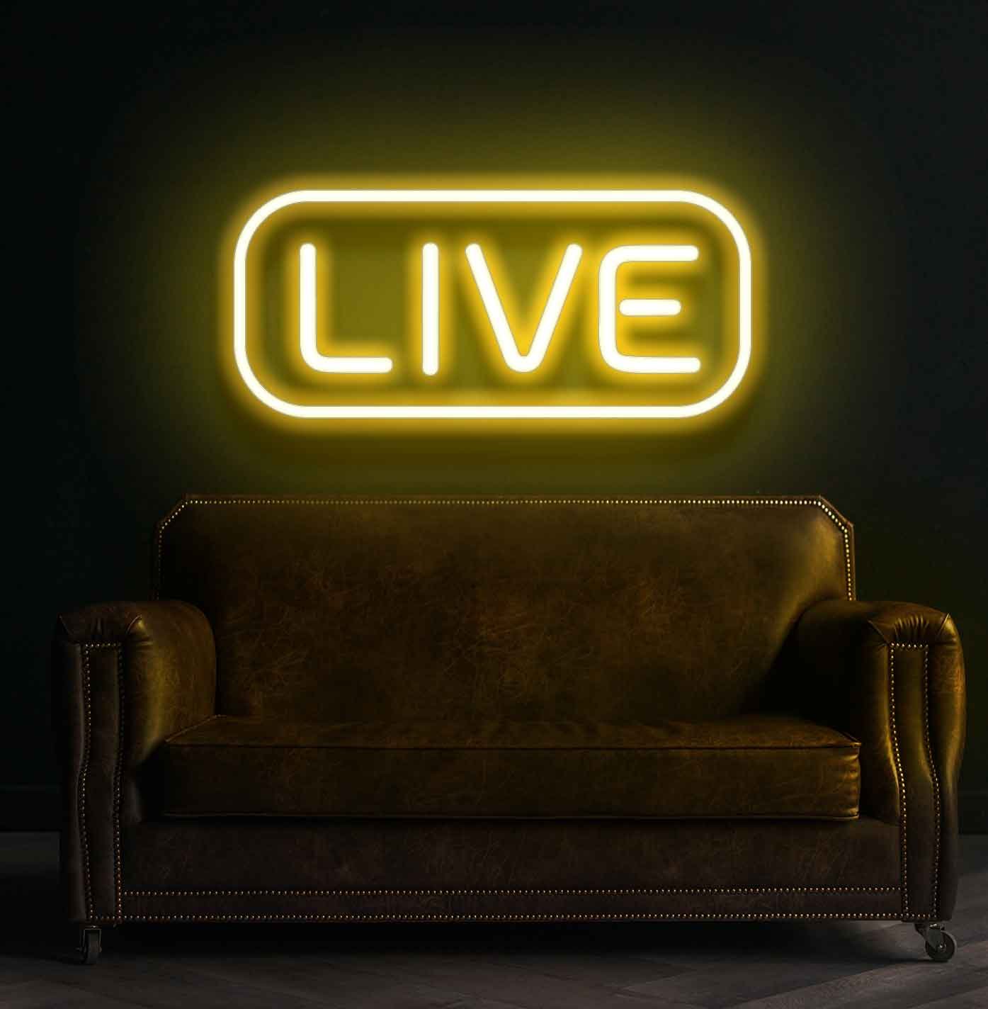 LIVE Neon Sign - Image 4