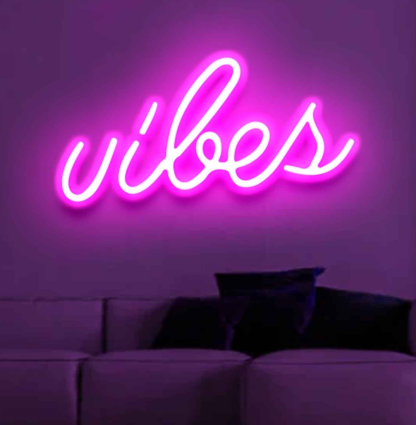 Vibes Neon Sign - Neon Light - Image 4