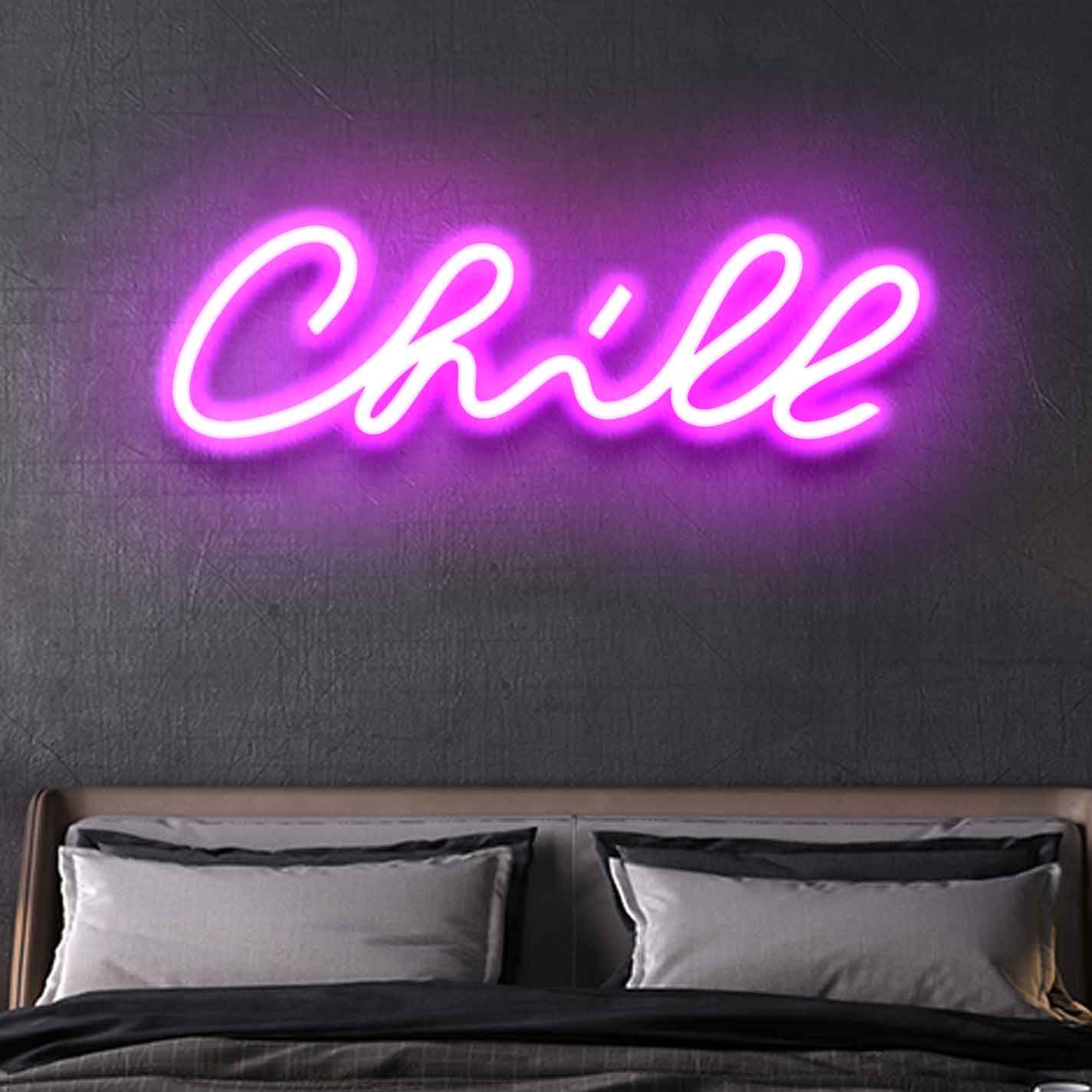 Neon Light Chill Sign - Embrace Relaxation with Chill Neon Sign - Image 6