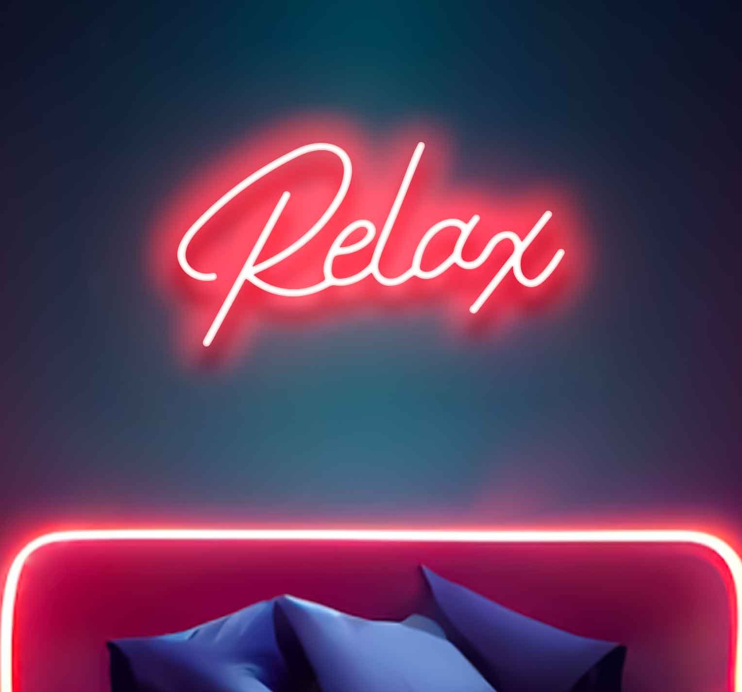 Relax Neon Sign - Neon Light - Image 4
