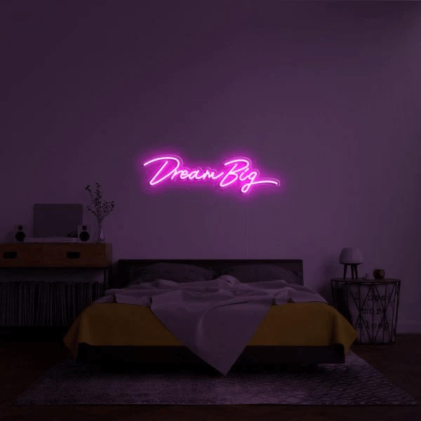 Dream Big Neon Sign - Image 9
