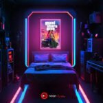 Grand Theft Auto VI UV LED Neon Sign - GTA 6 Wall Decor