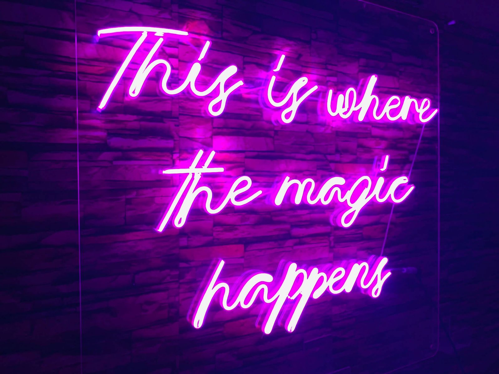 This Is Where The Magic Happens - Neon Sign - Image 2