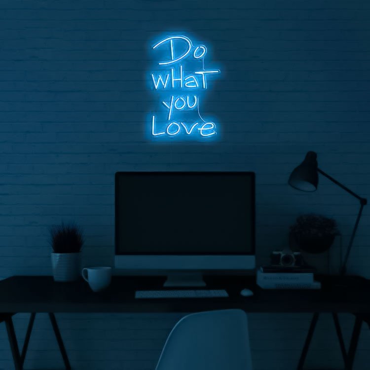 Do What You Love Neon Sign - Image 2
