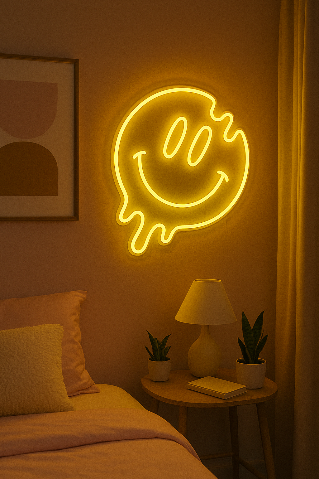 Smile Face Emoji Neon Light - Neon Signs Pakistan - Image 2