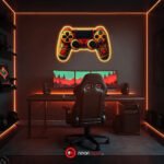 Game Console UV Neon Controller Light – Illuminate Your Play Zone!
