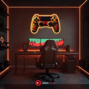 Game Console UV Neon Controller Light – Illuminate Your Play Zone!