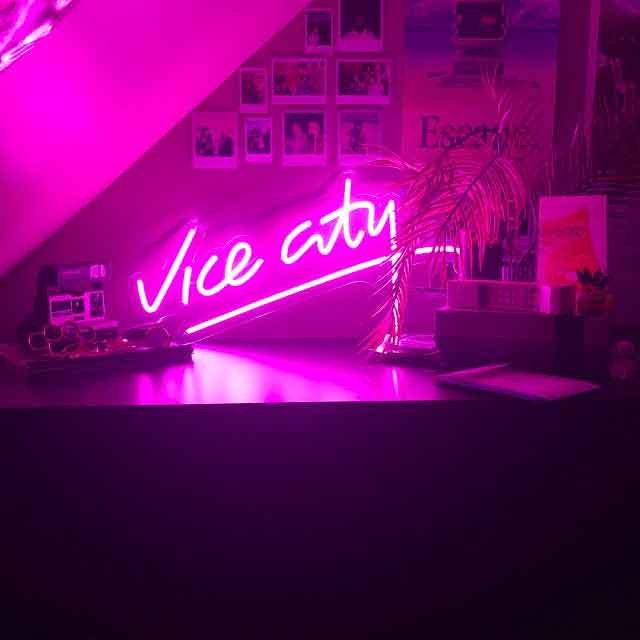 Vice City (GTA Theme) Neon Sign - Image 3