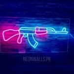 AK-47 Gun Neon Sign