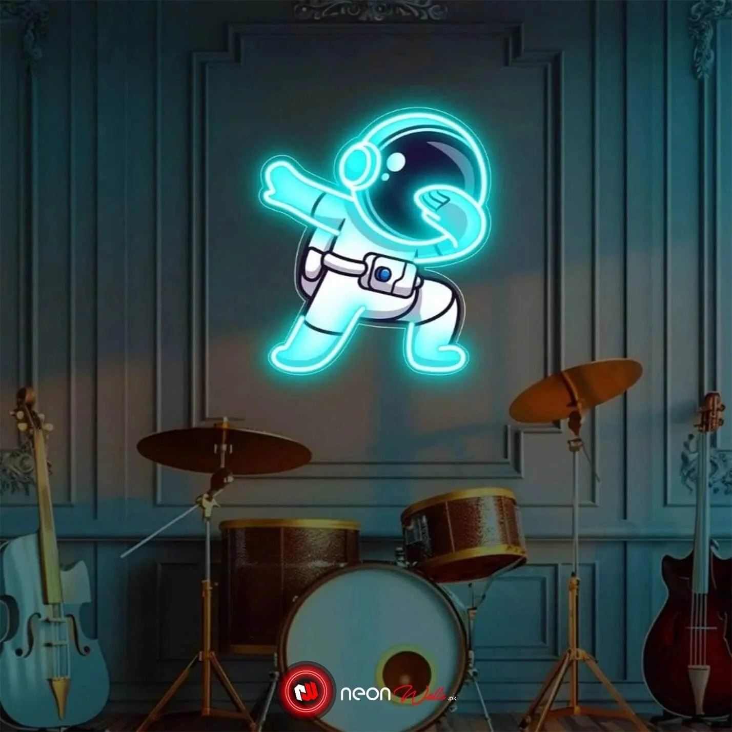 Astronaut Dab UV Neon Sign – Bring Space Vibes to Your Space! - Image 3