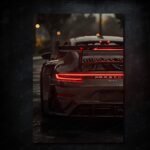 Porsche 911 GT3 RS | LED Neon Frame Poster (Large)