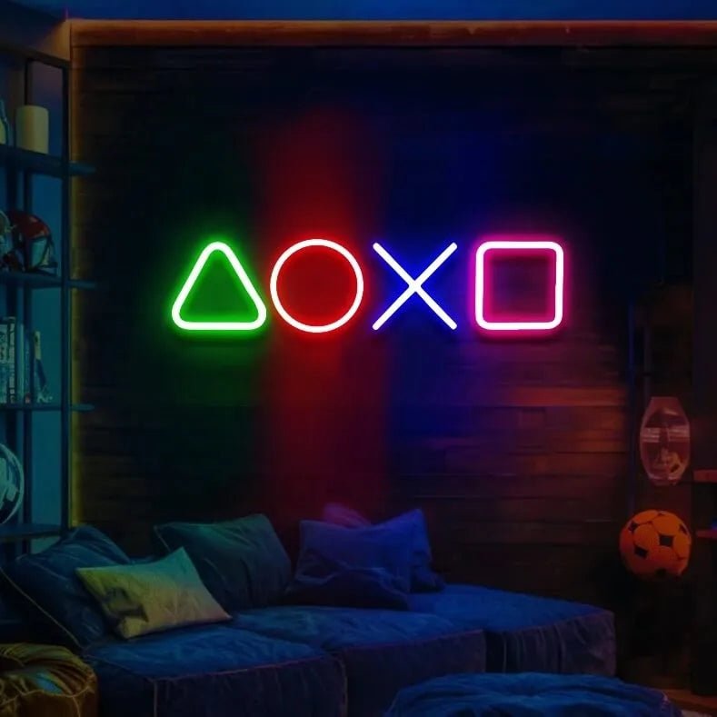 Gaming Console Buttons Squid Game Neon Sign - The Ultimate Fan Decor