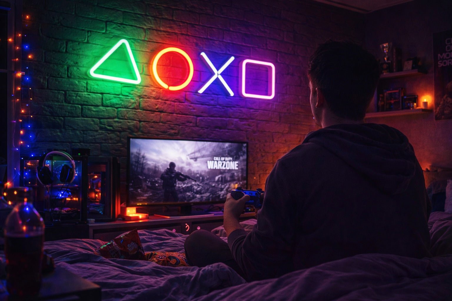 Squid Game Neon Sign | Neon Wall Light for Room, Café, Gaming Setup & Events – Custom Neon Art Inspired by Netflix Series - Image 2