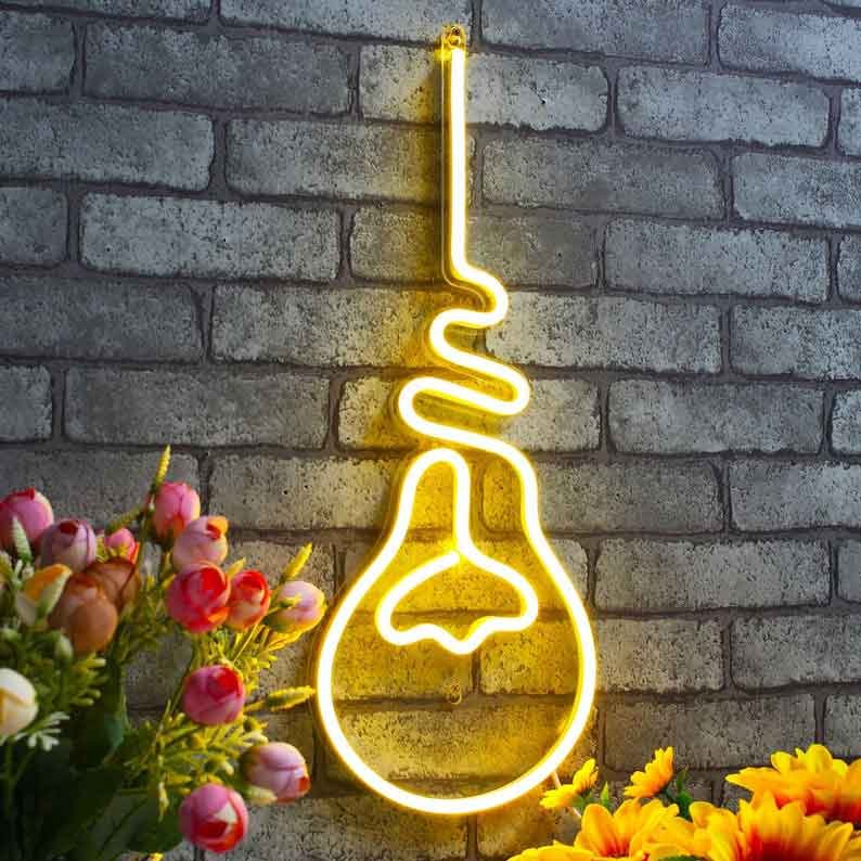 Neon Light Bulb Lamp Decor - Image 2