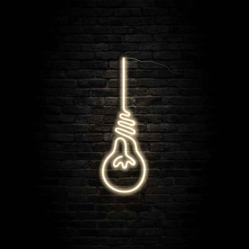 Neon Light Bulb Lamp Decor - Image 3