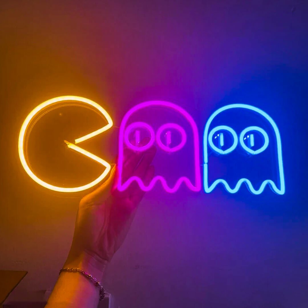 Pacman Neon Sign - Add Retro Gaming Flair to Your Space - Image 3