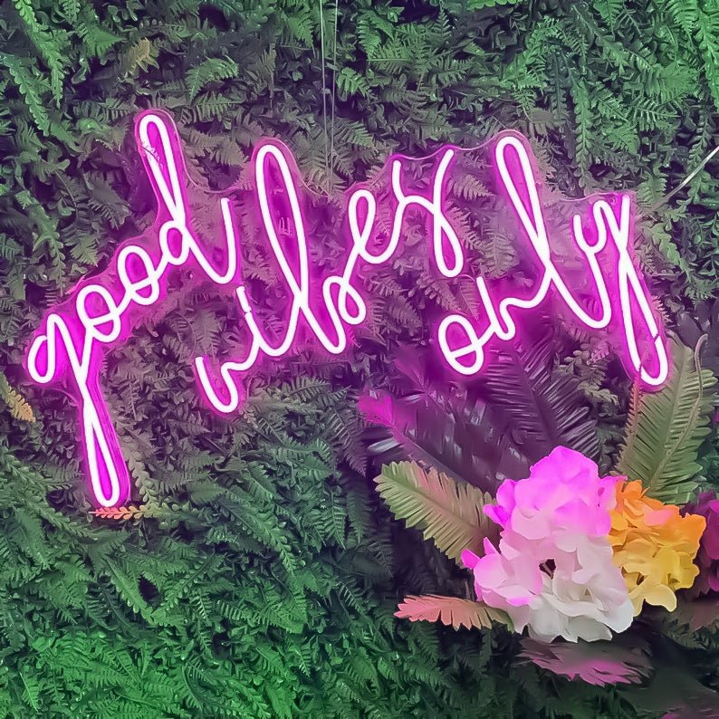 Good Vibes Only Neon Sign - Neon Lights - Image 8