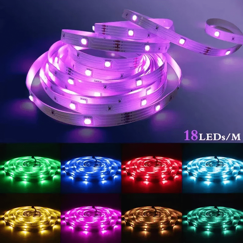 RGB LED Strip Light With Remote Controller Set - Image 8