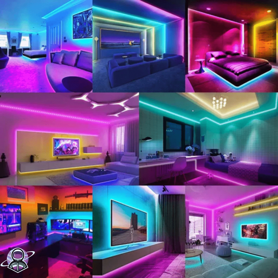RGB LED Strip Light With Remote Controller Set - Image 7