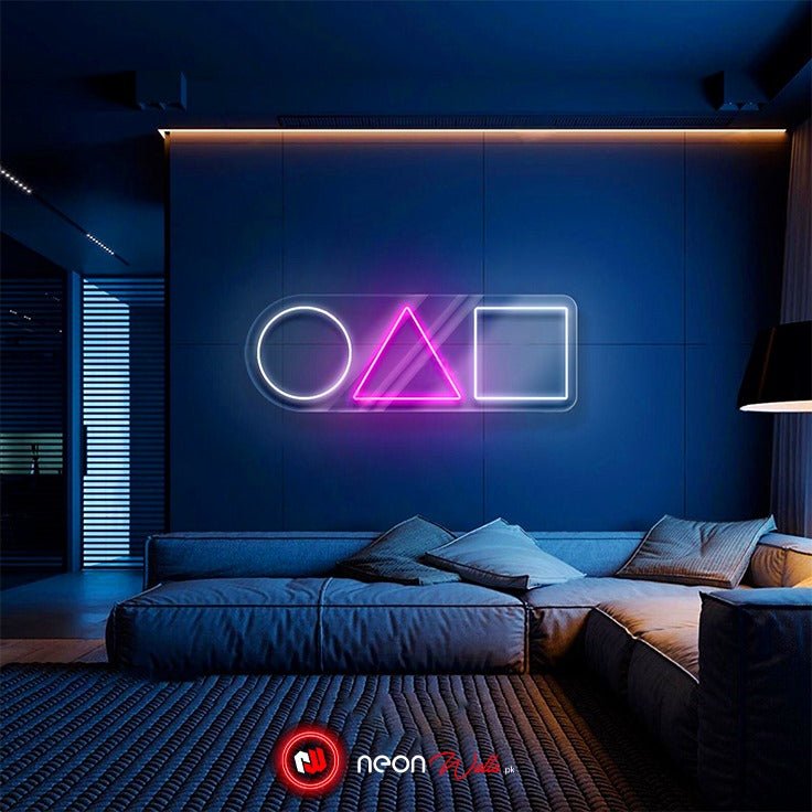Squid Game Neon Sign | Neon Wall Light for Room, Café, Gaming Setup & Events – Custom Neon Art Inspired by Netflix Series - Image 3