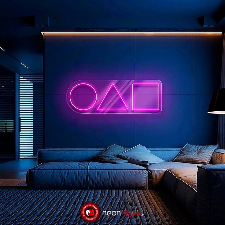 Squid Game Neon Sign | Neon Wall Light for Room, Café, Gaming Setup & Events – Custom Neon Art Inspired by Netflix Series - Image 4